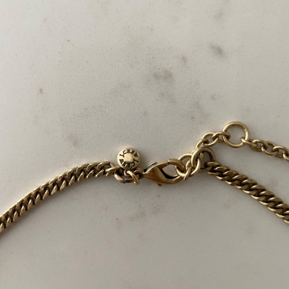 ⭐️J.Crew Blue/Jewelled Statement Necklace - Picture 3 of 4